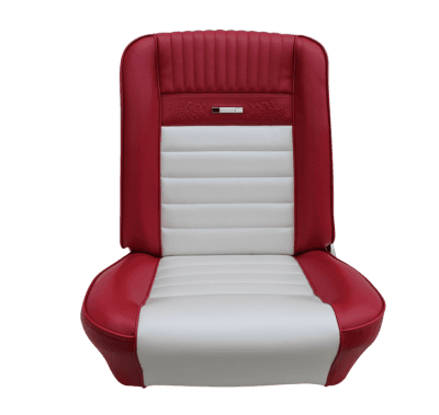 Deluxe Pony Upholstery for 1964 1/2 - 1966 Mustang 2+2 Fastback w/Bucket Seats Front/Rear