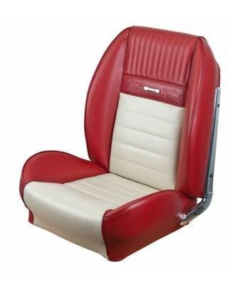 Deluxe Pony Sport Seat II Upholstery for 1964 1/2 - 1966 Mustang w/Bucket Seats Front/Rear