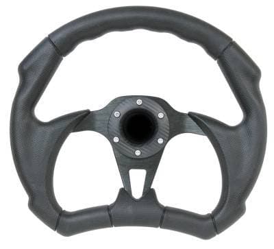 14" Black Out D-Shape Performance Steering Wheel