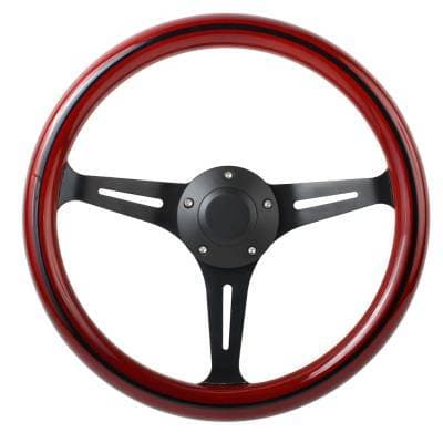 Black Split Spoke 14" Custom Steering wheel