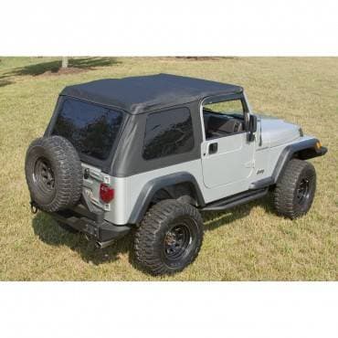 XHD Soft Top, Black Denim, Tinted Windows; 97-06 Jeep Wrangler TJ