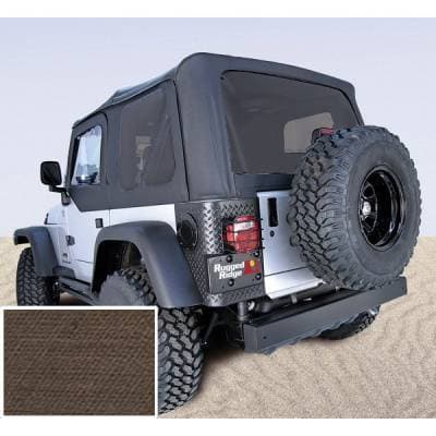 XHD Soft Top, Khaki, Tinted Windows; 97-06 Jeep Wrangler TJ