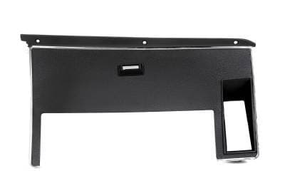 72-73 Mustang Dash Trim w/ warning light hole, Black