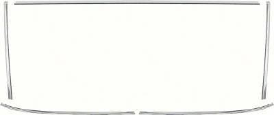 K124 - 1965-67 Hardtop Windshield Molding Set / Impala Standard / SS, Caprice 2 Door