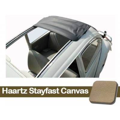 1957 - 1963 VW Bug Sliding Ragtop Cover, Stayfast Canvas
