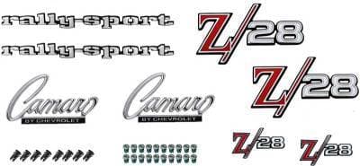 *R1090 - 1969 Camaro 302 Z28 with RS Option Emblem Kit