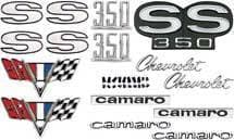 *R1068 - 1967 Camaro SS 350 Emblem Kit
