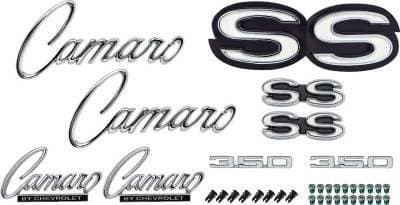 *R1073 - 1968 Camaro SS 350 without RS Option Emblem Kit