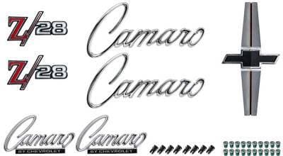 *R1077 - 1968 Camaro Z28 without RS Option Emblem Kit