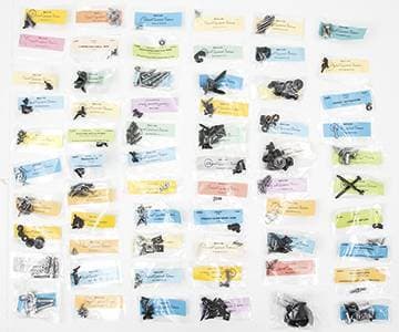 F500115 - 1968 Camaro Coupe with Standard Interior 290 Piece Master Interior Fastener Set