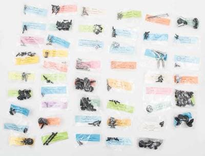 F500113 - 1967 Camaro Convertible with Standard Interior 255 Piece Master Interior Fastener Set