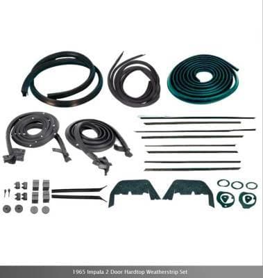 *WK213 - 1965 Impala 2 Door Hardtop Weatherstrip Set