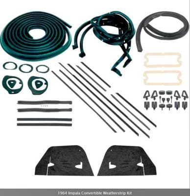 *WK220 - 1964 Impala Convertible Weatherstrip Kit