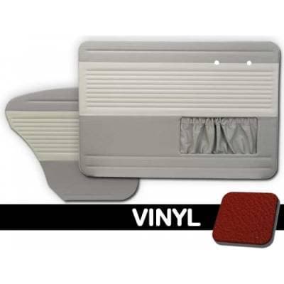 1956 - 1964 Volkswagen Bug Sedan OEM Classic Door Panels - Full Set w/Pocket on Left Side