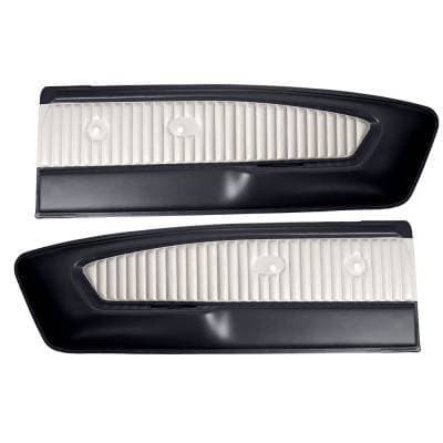 Two-Tone Deluxe Pony Vinyl Door Panel (Pair) 1965 - 1966 Mustang Coupe, Convertible, Fastback