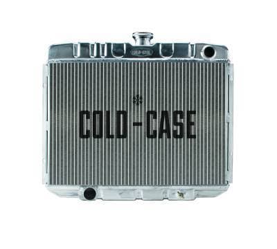 67-70 Mustang BB 24 Inch Aluminum Performance Radiator MT Cold Case Radiators