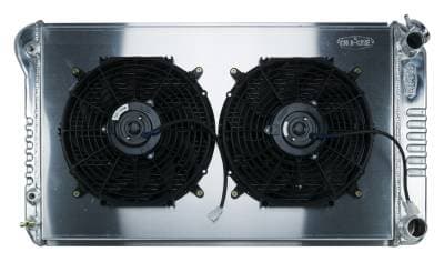 68-72 A-Body LS SWAP Aluminum Radiator And Dual 12 Inch Fan Kit Cold Case Radiators