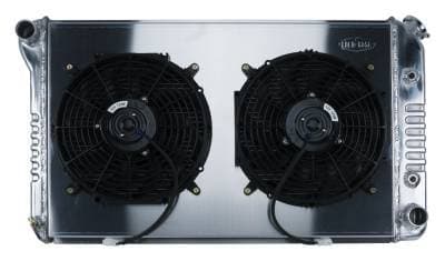 Firebird Radiator 70-81 Firebird Auto Transmission Aluminum And 12 Inch Dual Fan Kit Cold Case Radiators
