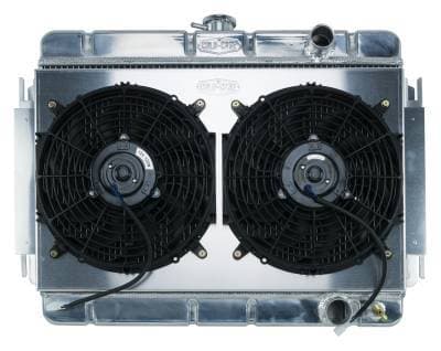 64-65 Chevelle / El Camino Aluminum Radiator And Dual 12 Inch Fan Kit MT Cold Case Radiators