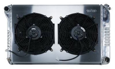 70-81 Camaro Aluminum Radiator And 12 Inch Fan Kit MT Cold Case Radiators