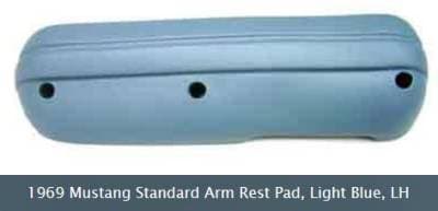 Replacement Arm Rests for 1969 Mustang (All Models) Pair