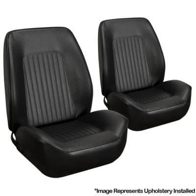 1967 - 1968 Camaro Sport II Seat Front Bucket and 53" Rear Bench Seat Upholstery (fits Coupe)