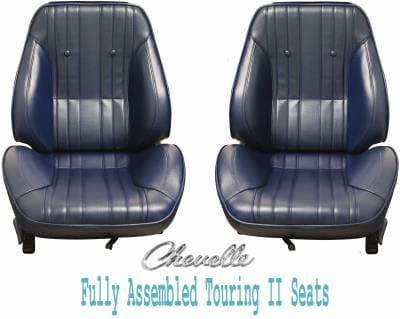 1969 Chevelle & El Camino Touring II Front Bucket Seats Assembled