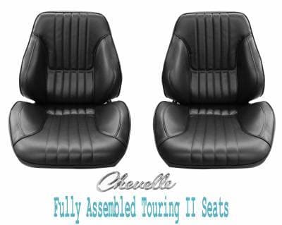 1968 Chevelle & El Camino Touring II Front Bucket Seats Assembled