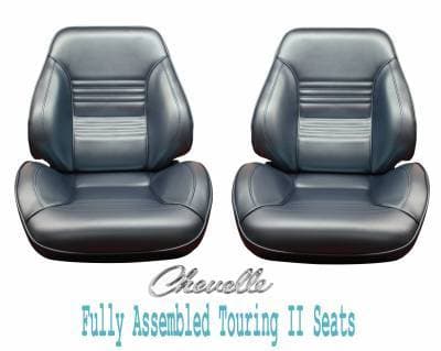 1967 Chevelle & El Camino Touring II Front Bucket Seats Assembled