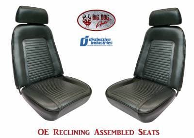 1969 Camaro Standard OE Reclining Front Bucket Seats