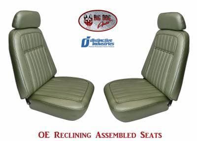 1969 Camaro Deluxe with Comfortweave OE Reclining Front Bucket Seats