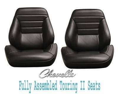 1965 Chevelle & El Camino Touring II Front Bucket Seats Assembled