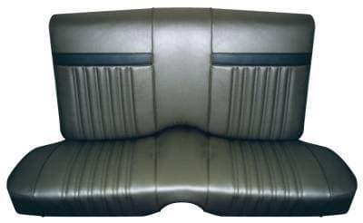 1968 Cougar Hardtop Front/Rear Bench Seat Upholstery - Decor Style