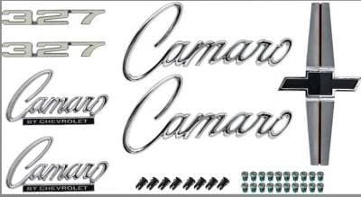 1968 Camaro Standard 327 Emblem Set