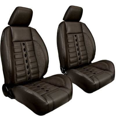 TMI Pro Series Sport XR Low Back w/Headrest Bucket Seats for Barracuda