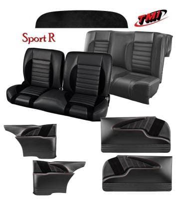 1955, 1956, 1957 Chevy Sport R Bench Seat Interior Kit 1