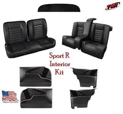 1955, 1956, 1957 Chevy Sport R Bench Seat Interior Kit 2