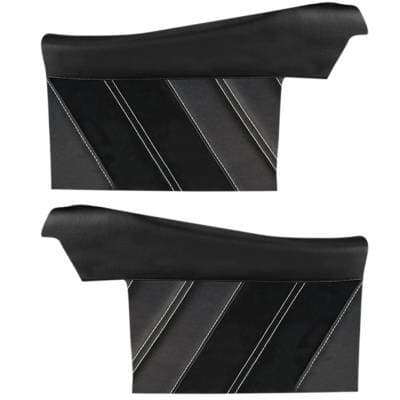 TMI Sport R Flat Quarter Panels for 1970-72 Chevelle Convertible with Armrest and Tub Covers