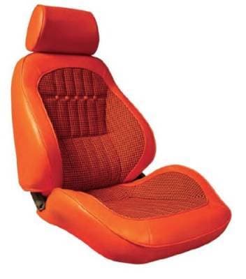 1967-1968 Camaro Touring II Front Bucket Seats Assembled, Houndstooth