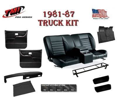 1981-87 Chevy & GMC Truck Sport Pro-Series Interior Kit w/Bench Seat