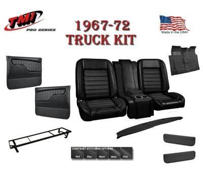 1967-72 Chevy & GMC Truck Sport Pro-Series Interior Kit w/Bucket Seats