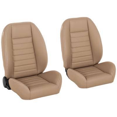 Cruiser Universal Lowback Bucket Seats - Tan