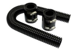 24" Universal Black Radiator Hose Kit
