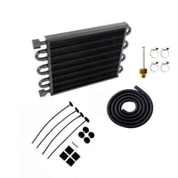 TRANS OIL COOLER 10x15-1/2"-BLACK
