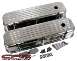 1965-95 Chevy Big Block 396-427-454-502 Tall Aluminum Ball-Milled Billet Valve Covers