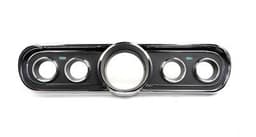 1966 Mustang Black Instrument Bezel and Lens